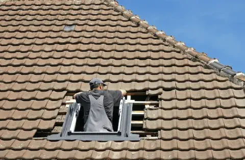 Pose de velux à Clavette